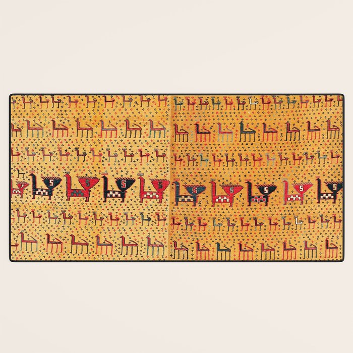 Shahsavan Moghan Southeast Caucasus Flatwoven Cover Print Desk Mat Gallery Image 3
