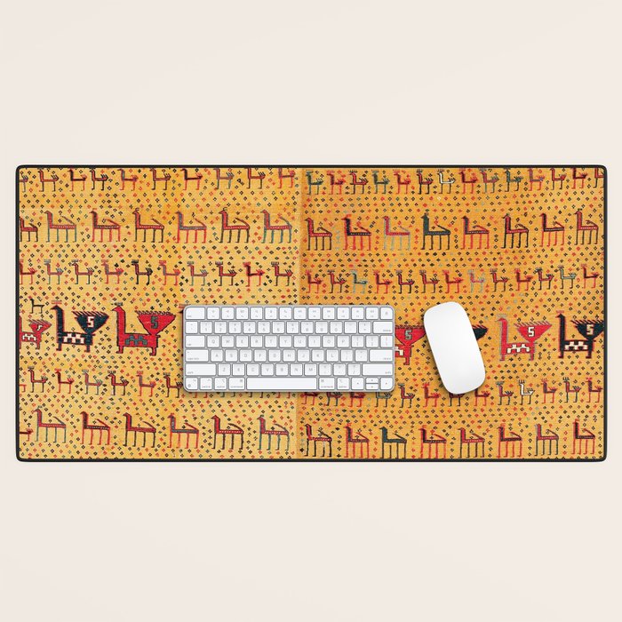 Shahsavan Moghan Southeast Caucasus Flatwoven Cover Print Desk Mat Gallery Image 1