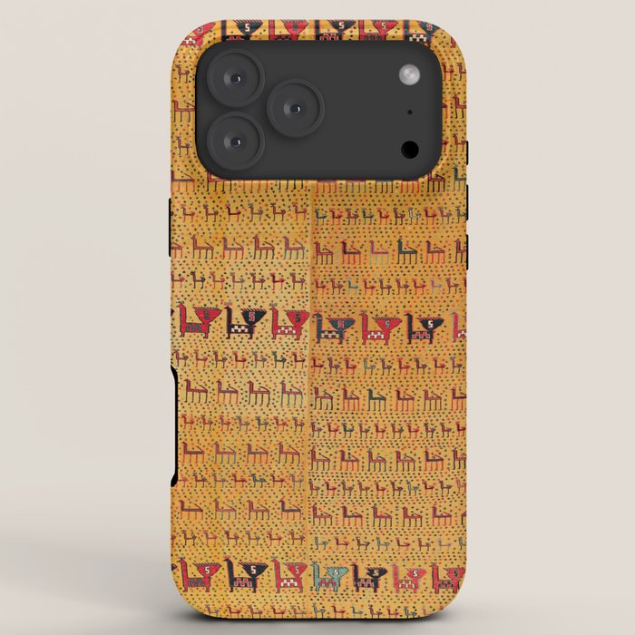 Shahsavan Moghan Southeast Caucasus Flatwoven Cover Print iPhone Case Gallery Image 8