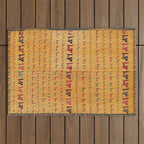 Shahsavan Moghan Southeast Caucasus Flatwoven Cover Print Outdoor Rug Gallery Image 1