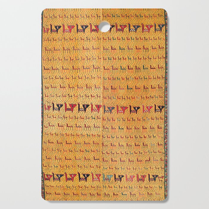 Shahsavan Moghan Southeast Caucasus Flatwoven Cover Print Cutting Board Gallery Image 1