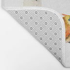 Cardinal Couple in Birch Trees Bath Mat Gallery Image 2