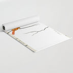 Cardinal Couple in Birch Trees Yoga Mat Gallery Image 2