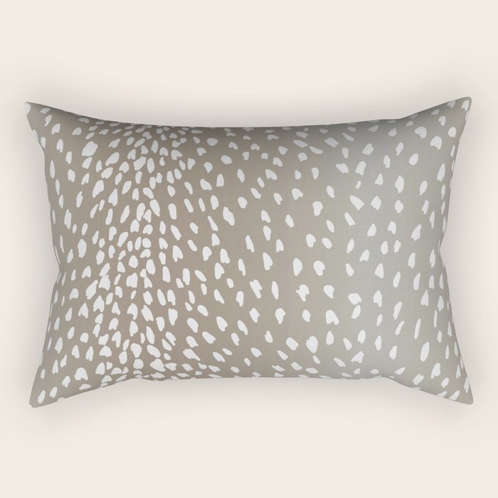 Antelope Fawn Print Rectangular Pillow Gallery Image 2