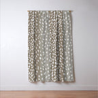 Antelope Fawn Print Window Curtain Gallery Image 3