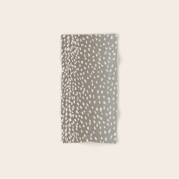 Antelope Fawn Print Bath Towel Gallery Image 1