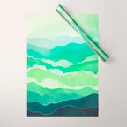 Emerald Spring Wrapping Paper Gallery Image 1
