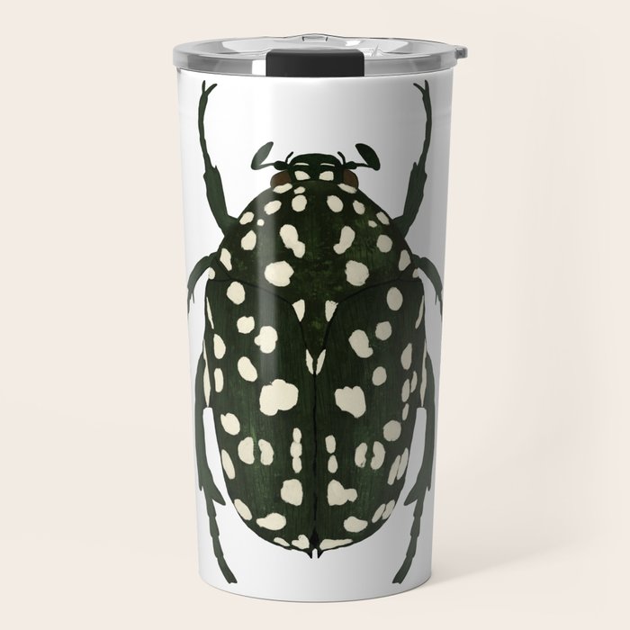 green beetle insect Travel Mug Gallery Image 1