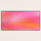 Pink and. Orange gradient colours inspiration Desk Mat Gallery Image 3