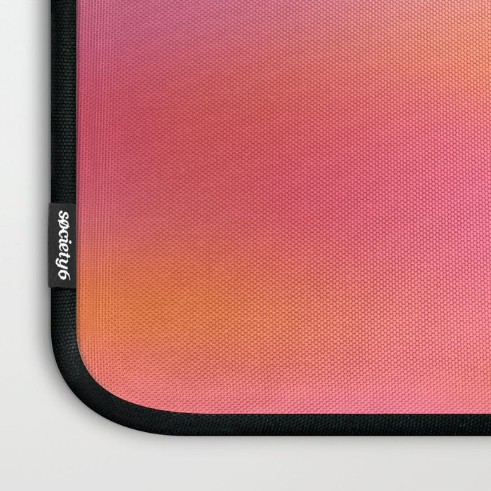 Pink and. Orange gradient colours inspiration Laptop Sleeve Gallery Image 3