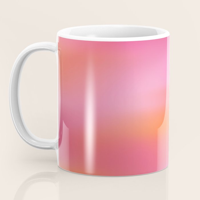 Pink and. Orange gradient colours inspiration Coffee Mug Gallery Image 3