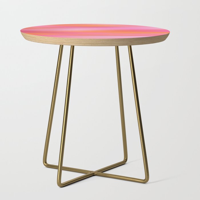 Pink and. Orange gradient colours inspiration Side Table Gallery Image 1
