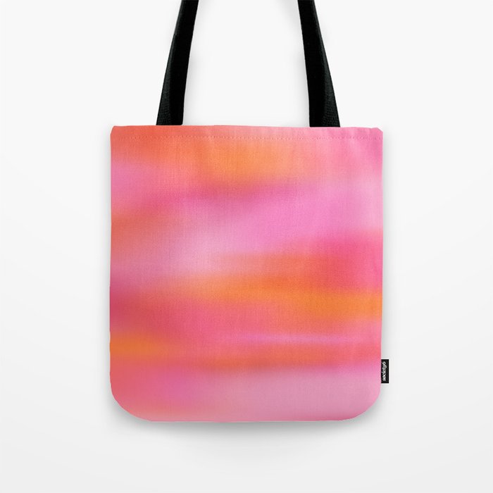 Pink and. Orange gradient colours inspiration Tote Bag Gallery Image 1