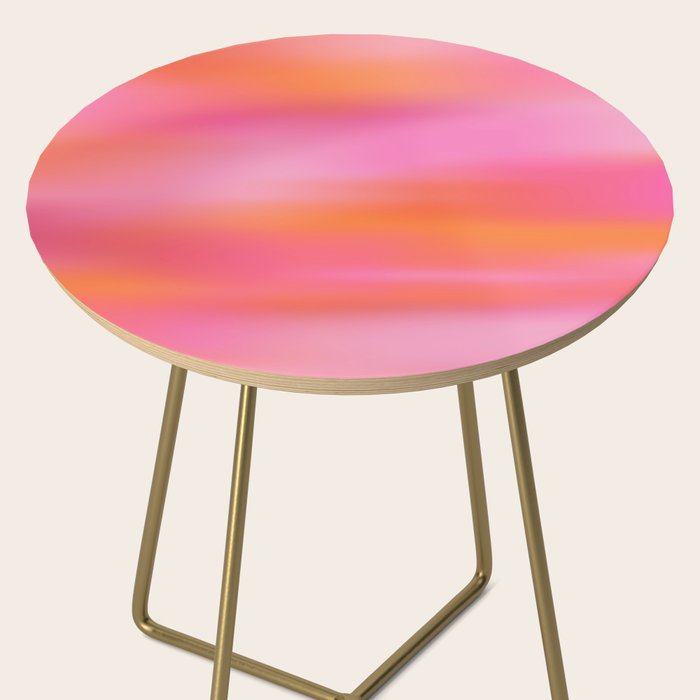 Pink and. Orange gradient colours inspiration Side Table Gallery Image 2