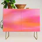 Pink and. Orange gradient colours inspiration Credenza Gallery Image 1