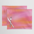 Pink and. Orange gradient colours inspiration Placemat Gallery Image 1