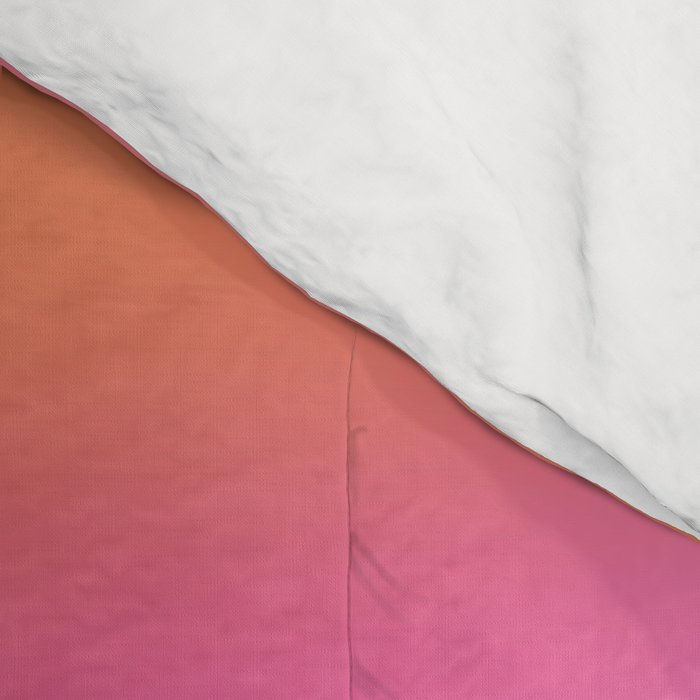 Pink and. Orange gradient colours inspiration Comforter Gallery Image 4