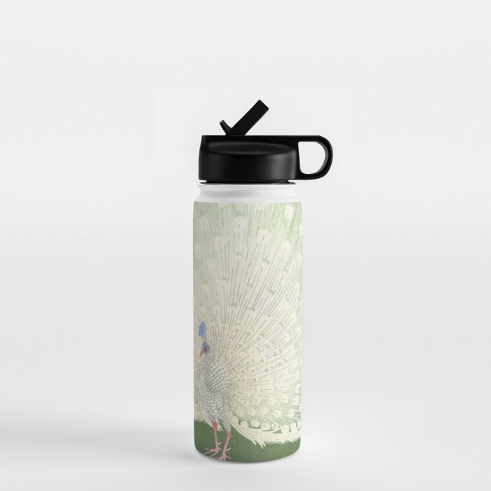 Peacock, Ohara Koson - Japanese Woodcut Water Bottle Gallery Image 1