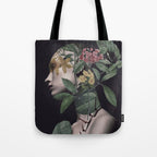 Lady Portrait Tote Bag Gallery Image 1
