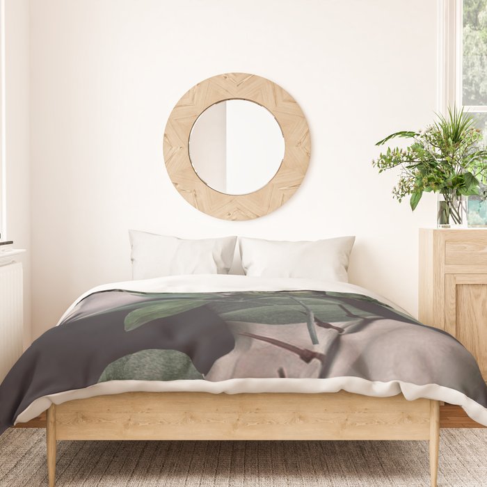 Lady Portrait Duvet Cover Gallery Image 3