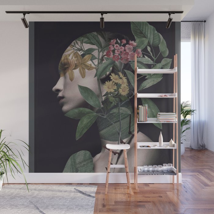 Lady Portrait Wall Mural Gallery Image 1
