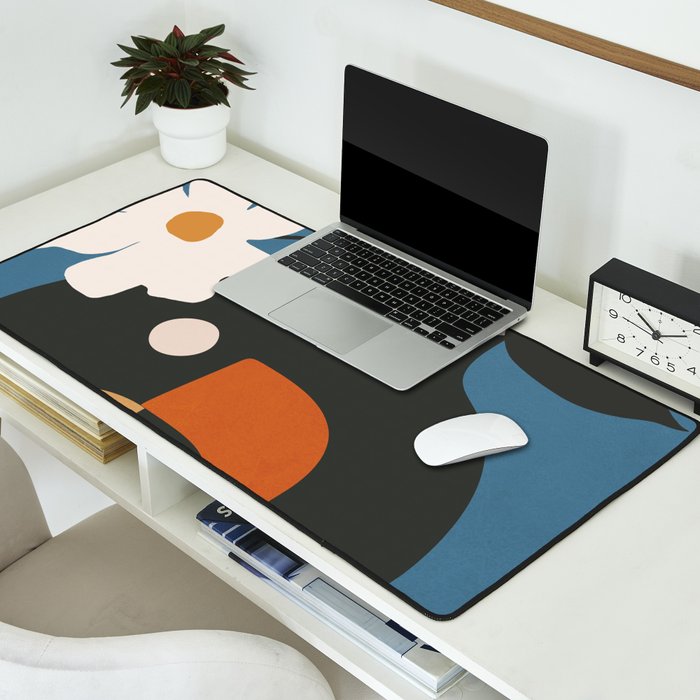 Geometric Blossom 4 Desk Mat Gallery Image 2