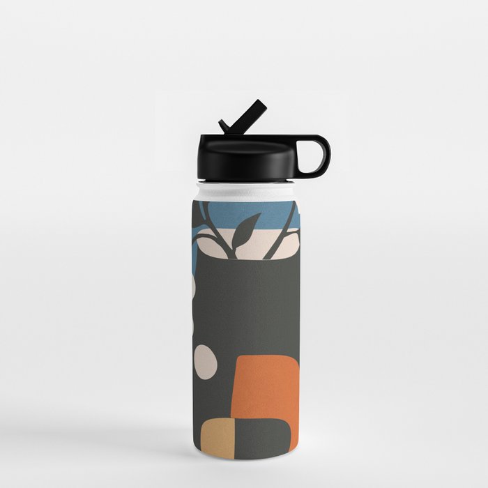 Geometric Blossom 4 Water Bottle Gallery Image 1