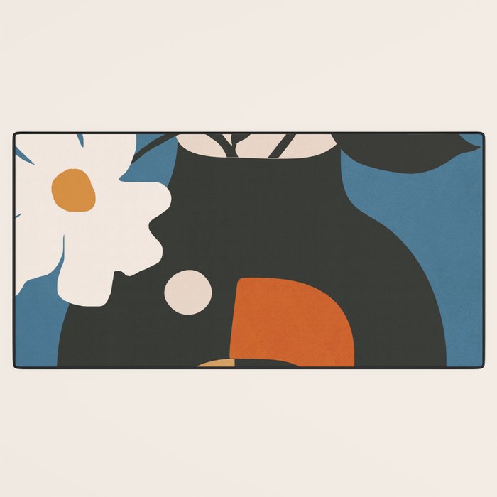 Geometric Blossom 4 Desk Mat Gallery Image 3