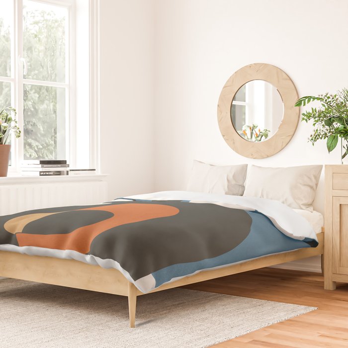 Geometric Blossom 4 Duvet Cover Gallery Image 2