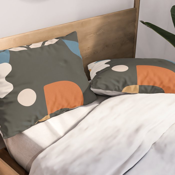 Geometric Blossom 4 Pillow Sham Gallery Image 2
