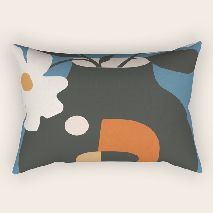 Geometric Blossom 4 Rectangular Pillow Gallery Image 2