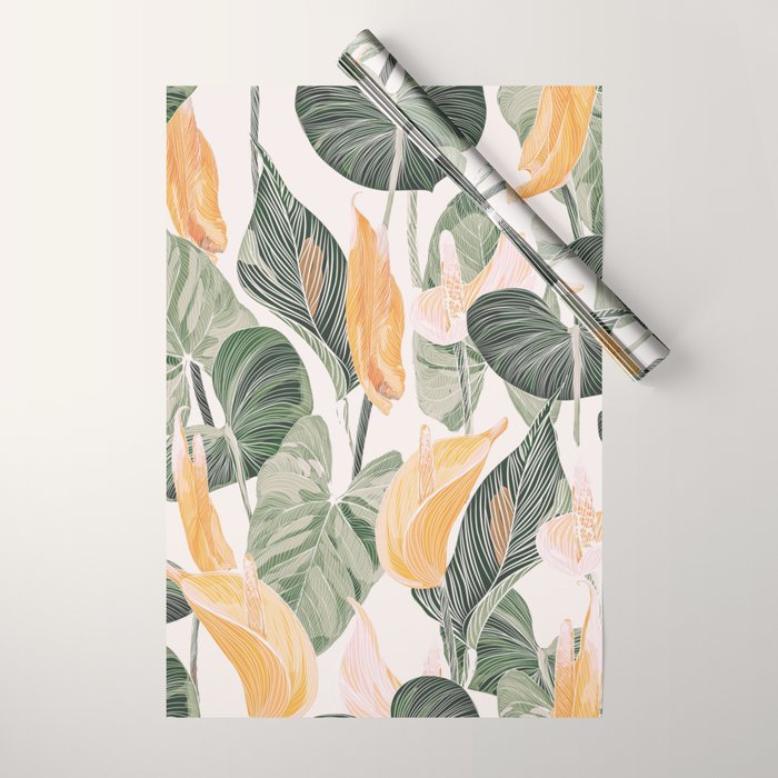 Lush Lily - Autumn Wrapping Paper Gallery Image 1