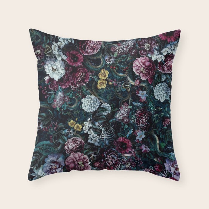 Skulls and Snake II Throw Pillow Gallery Image 6