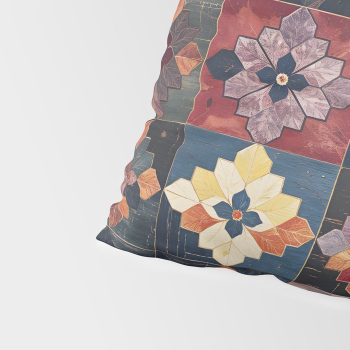 Amethyst Trail Patchwork Pillow Sham Gallery Image 4