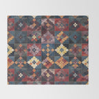 Amethyst Trail Patchwork Throw Blanket Gallery Image 2