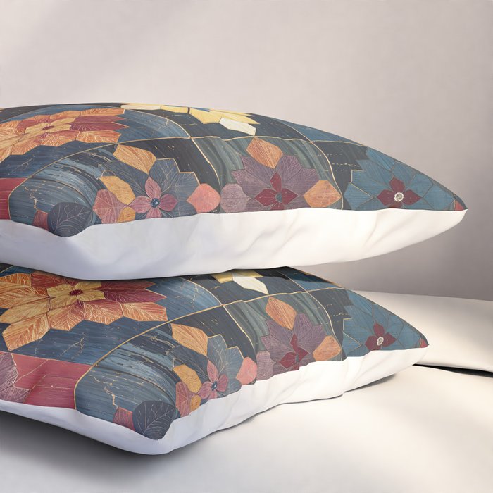 Amethyst Trail Patchwork Pillow Sham Gallery Image 3