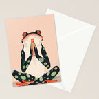 Yoga Frog Stationery Card Gallery Image 2