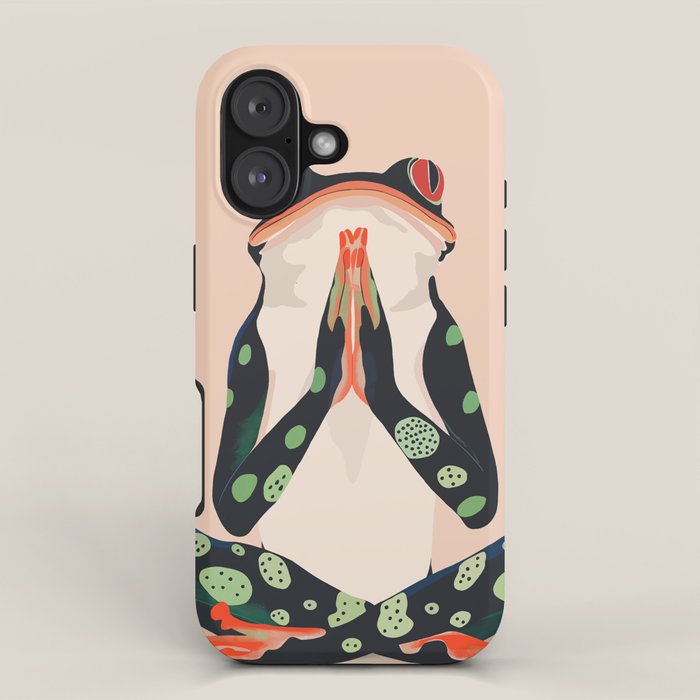 Yoga Frog iPhone Case Gallery Image 1