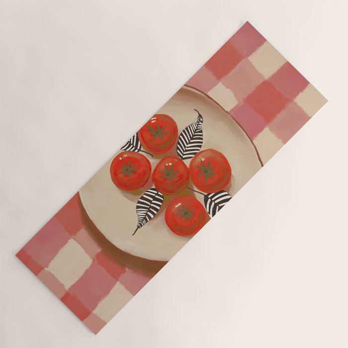 Tomato Picnic Yoga Mat Gallery Image 1