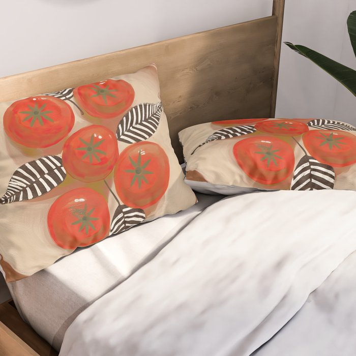Tomato Picnic Pillow Sham Gallery Image 2