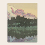 Hiroshi Yoshida Vintage Japanese Woodblock Print Reflection Lake Landscape Notebook Gallery Image 4