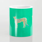 Leopard - Green Coffee Mug Gallery Image 4