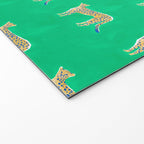 Leopard - Green Welcome Mat Gallery Image 2