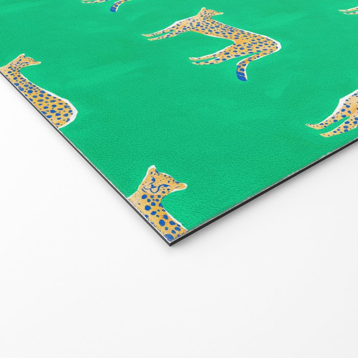 Leopard - Green Welcome Mat Gallery Image 2