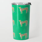 Leopard - Green Travel Mug Gallery Image 2