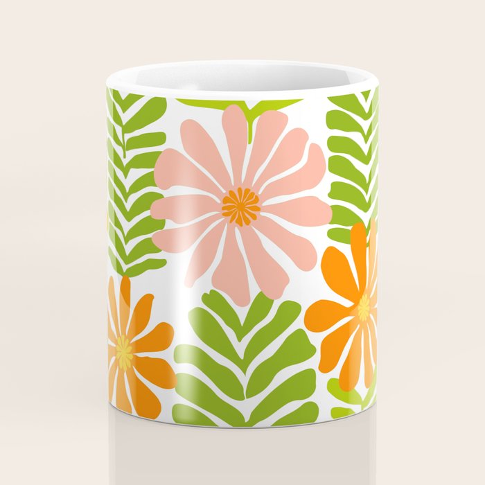 Minimalist Floral Art  Coffee Mug Gallery Image 4