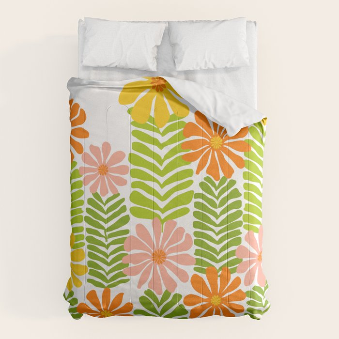Minimalist Floral Art  Comforter Gallery Image 1