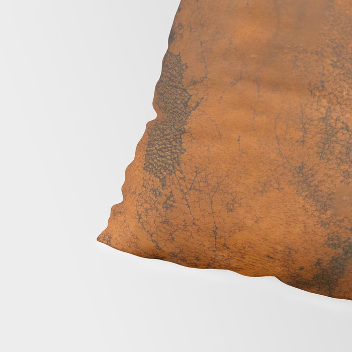 Aesthetic Rust Copper Japandi Art Pillow Sham Gallery Image 4