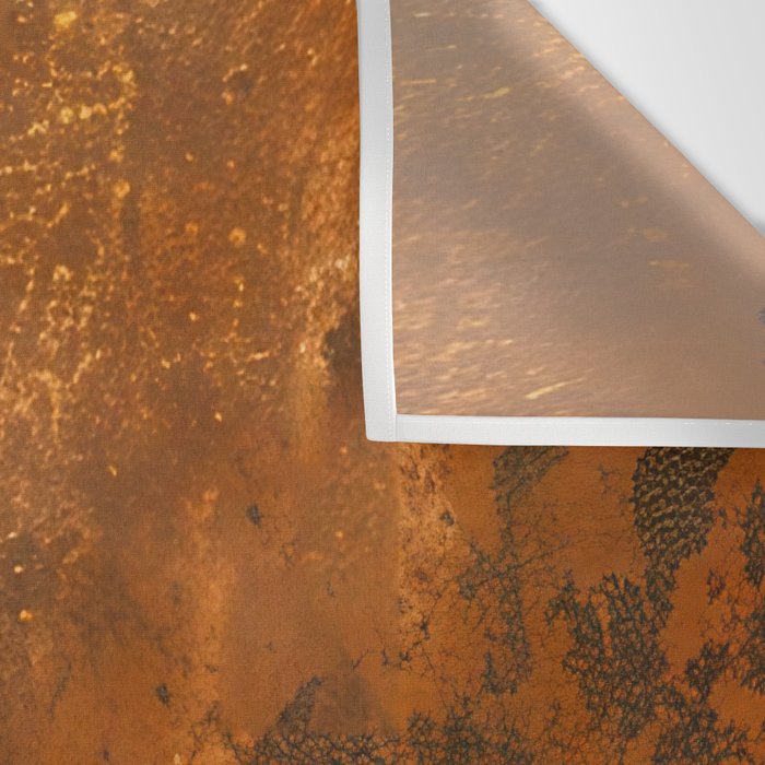 Aesthetic Rust Copper Japandi Art Wall Tapestry Gallery Image 3