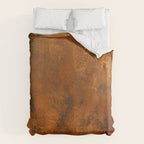 Aesthetic Rust Copper Japandi Art Duvet Cover Gallery Image 6